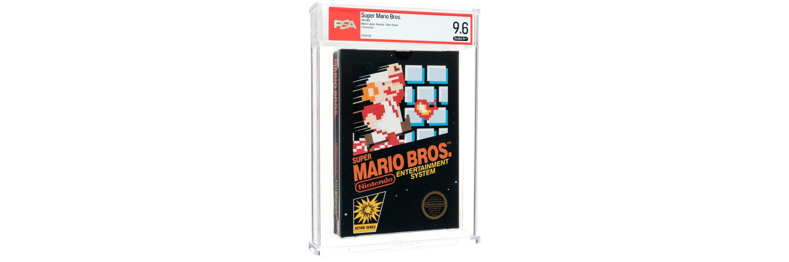 Sealed Super Mario Bros. sells for a record $3 million